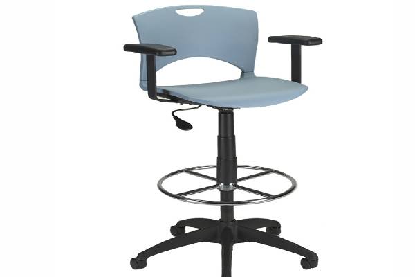 Perfect for collaboration spaces, the lightweight OnCall task chair and stool feature the collection's signature built-in crescent handle and back cut-out. Mix and match with fabrics from our vast collection for the seat, back or both to create an affordable addition to creative workstations or any impromptu meeting.