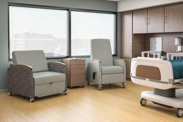 Easy to Open + Close. 3” Dual Wheel Casters. Coil Spring Seat Cushions. Bariatric Rated. Heavy-Duty Steel  Pull-Out Bed Mechanism. 3 Positions {Chair, Chaise, Bed). High Resiliency Seat + Back Foam.